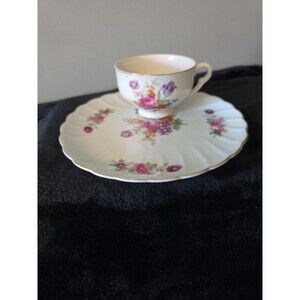 Fred Roberts Company San Francisco China Floral Luncheon Plate ~ Made In Japan